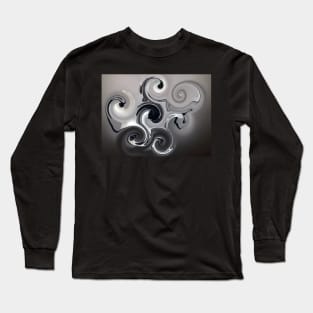 Abstract Chandelier of Lights Long Sleeve T-Shirt